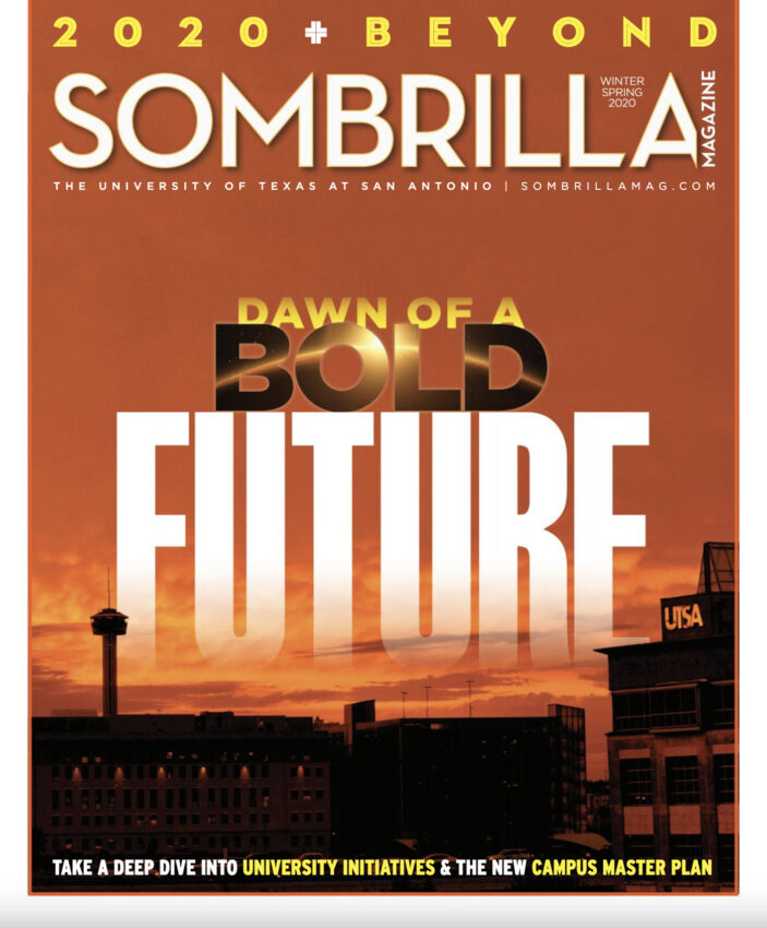 Winter/Spring 2020 Sombrilla Magazine cover