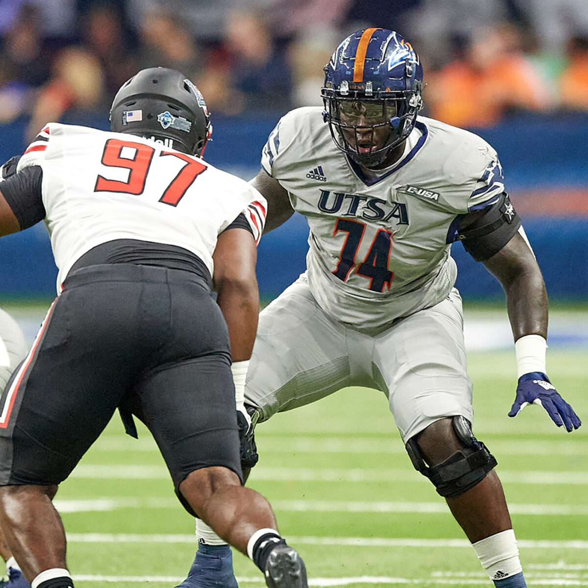 Spencer Burford wearing his UTSA uniform