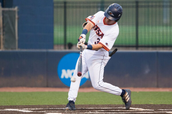 Antonio Valdez swings at a pitch