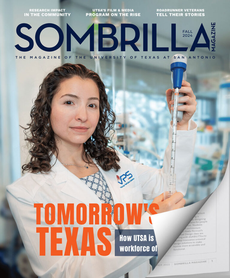 Fall 2024 Sombrilla magazine cover with fold