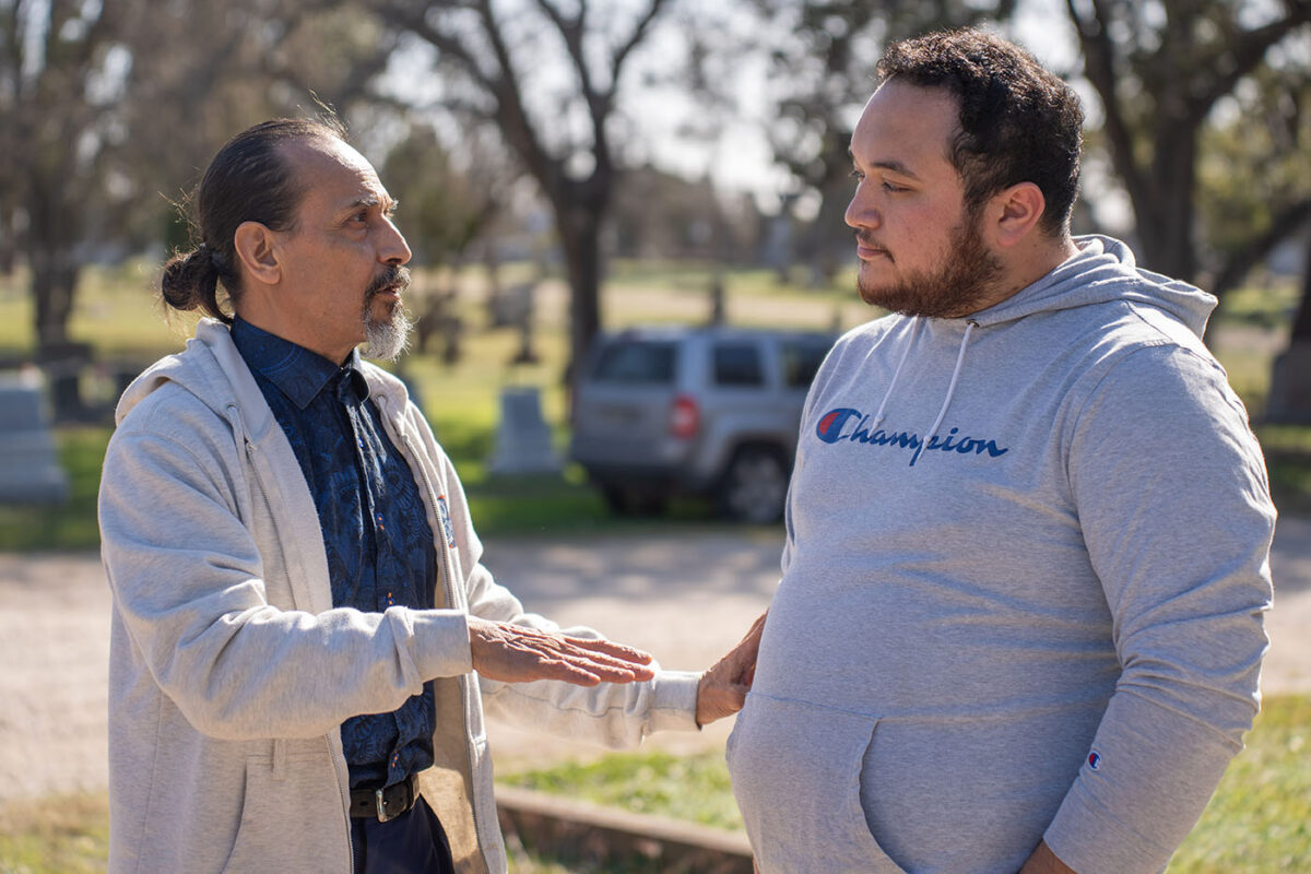 Jesse Borrego talks to Nicolas Rodriguez